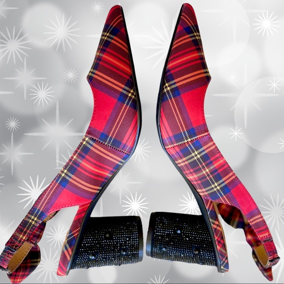 TORRID BETSEY JOHNSON RED CYLINDER HEEL PUMP (WW) Wide width NEW - Picture 8 of 16